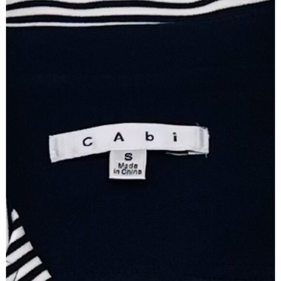 Cabi Striped Double-Breasted Blazer With Gold Buttons thick knit Small - Picture 5 of 5